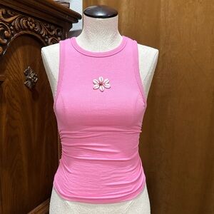 Wild Fable Pink Camisole with Floral Detail